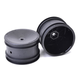 Schumacher Wheel; Hex Rear - Black - Off Road - pr U4365
