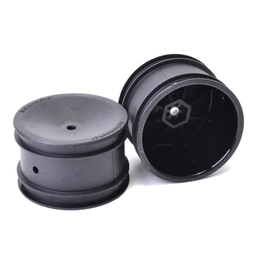 Schumacher Wheel; Hex Rear - Black - Off Road - pr U4365