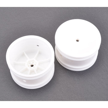 Schumacher Wheel; Hex Rear - White - Off Road - pr U4366