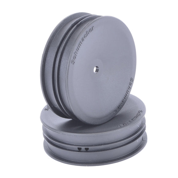 Schumacher Wheel; Hex - Slim - 2WD - Black U4660