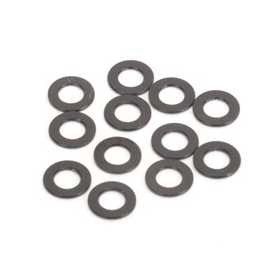 Schumacher M3 Black Alloy Washers 0.5mm (pk12) U4862