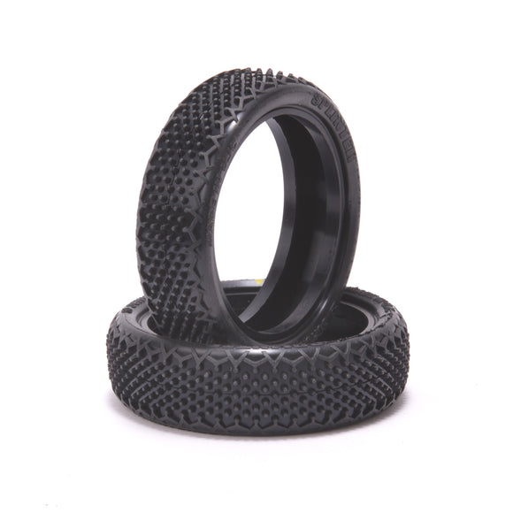 Schumacher Splinter - 1/10 2WD Tyres - Front - Yellow - pr U6906