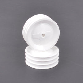 Schumacher Front Wheels White (pr) - TC,CC,PC U7597