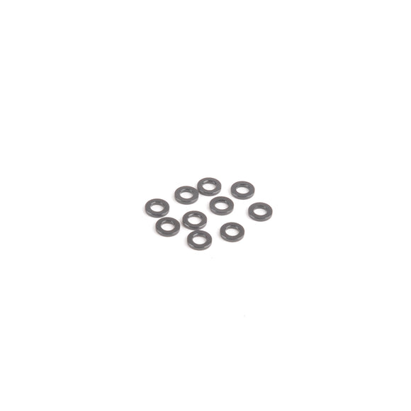 Schumacher M3 Black Alloy Washers 1.00mm (pk10) U7710
