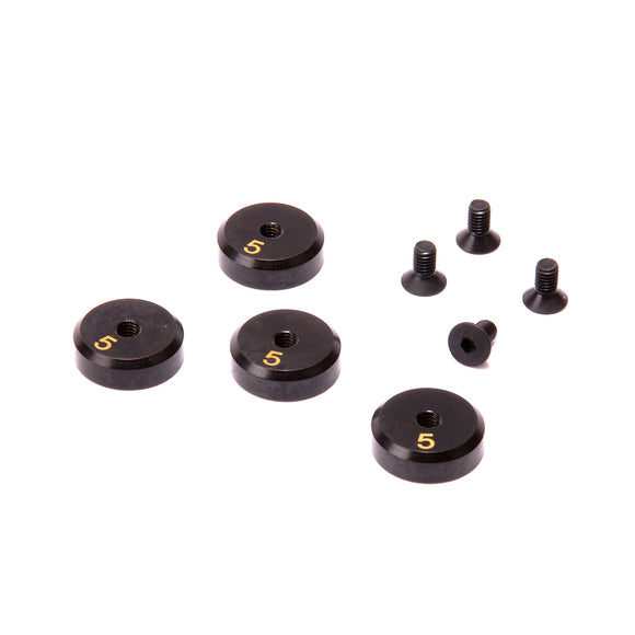 Schumacher Brass Circular Weight 5g (pk4) U8773