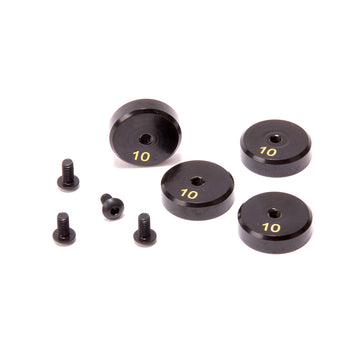 Schumacher Brass Circular Weight 10g (pk4) U8774