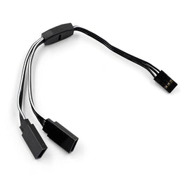 Yeah Racing 150MM 60-CORE Y HARNESS HIGH CURRENT SERVO WIRE (JR/FUTABA PLUG) WPT-0154bk