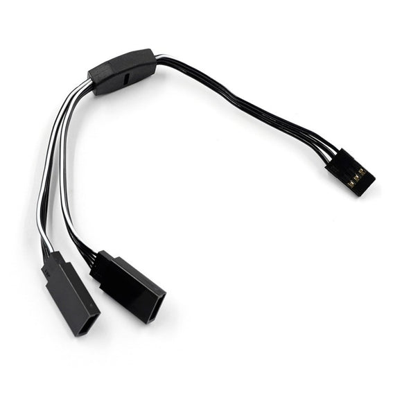 Yeah Racing 150MM 60-CORE Y HARNESS HIGH CURRENT SERVO WIRE (JR/FUTABA PLUG) WPT-0154bk