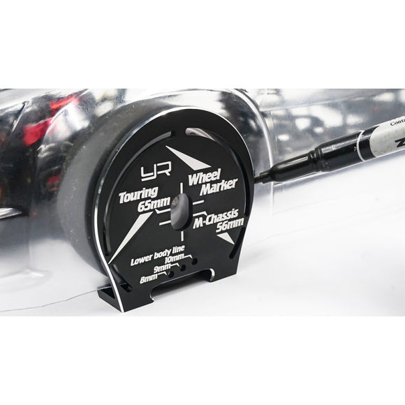 Yeah Racing Wheel Marker For 1:10 TC and M-Chassis YT-0203BK
