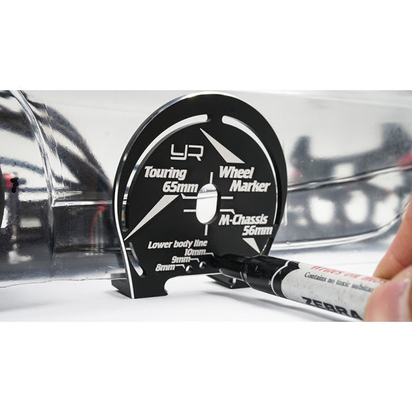 Yeah Racing Wheel Marker For 1:10 TC and M-Chassis YT-0203BK
